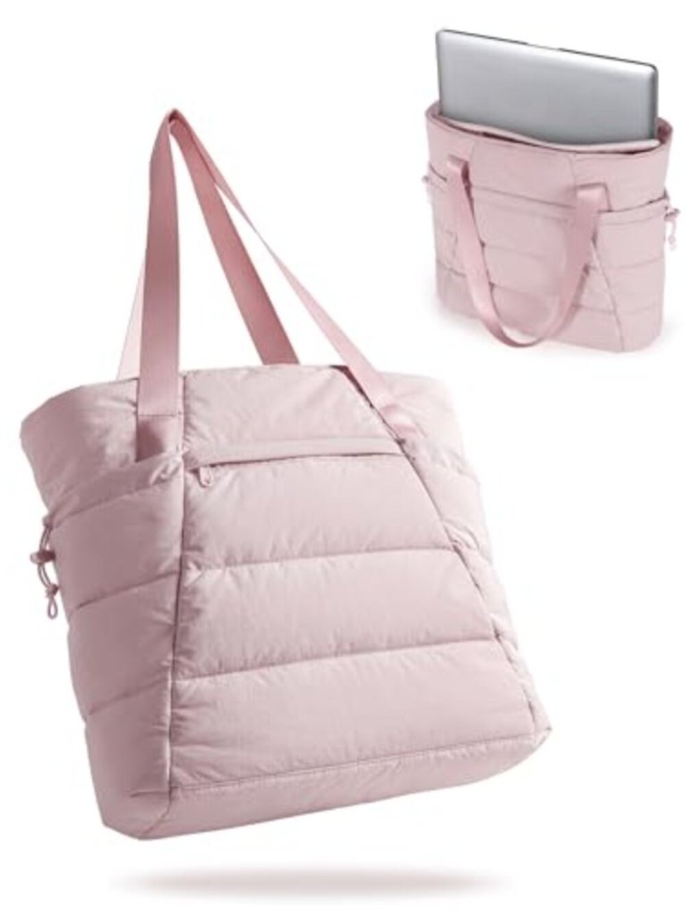 Smasrob Lightweight Puffer Tote Bag for Women Travel Gym School